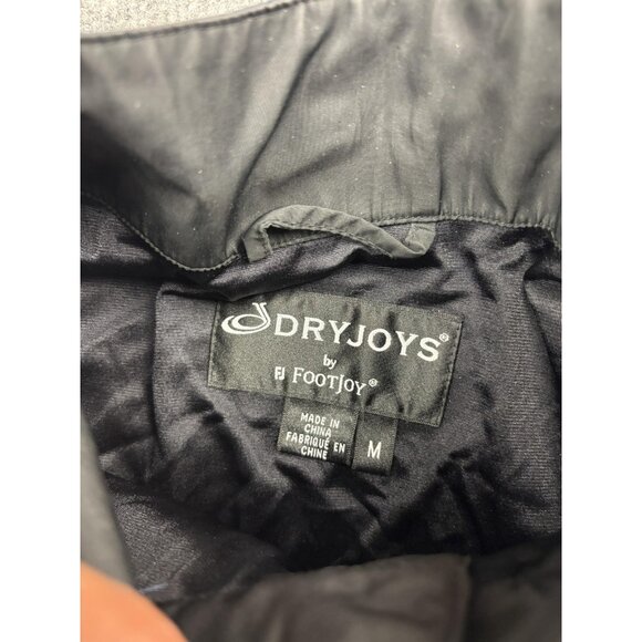 FootJoy Pullover Mens Medium Navy DryJoys Short Sleeve Golf Half Zip Windshirt - Picture 3 of 9